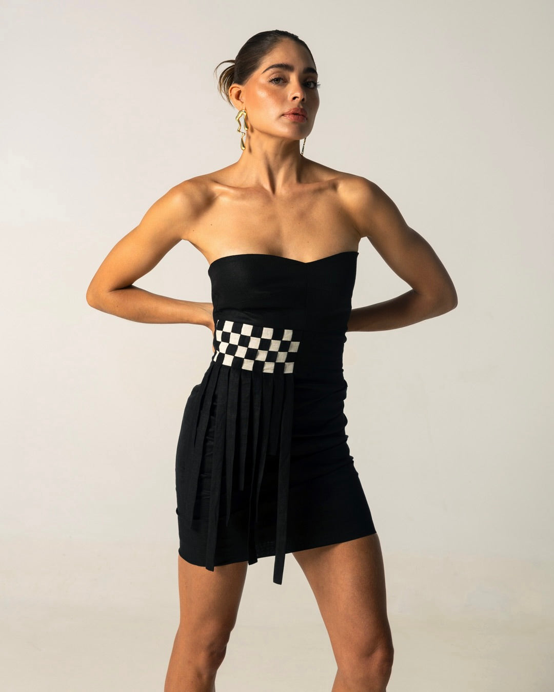 Crescita Handwoven Mini Dress