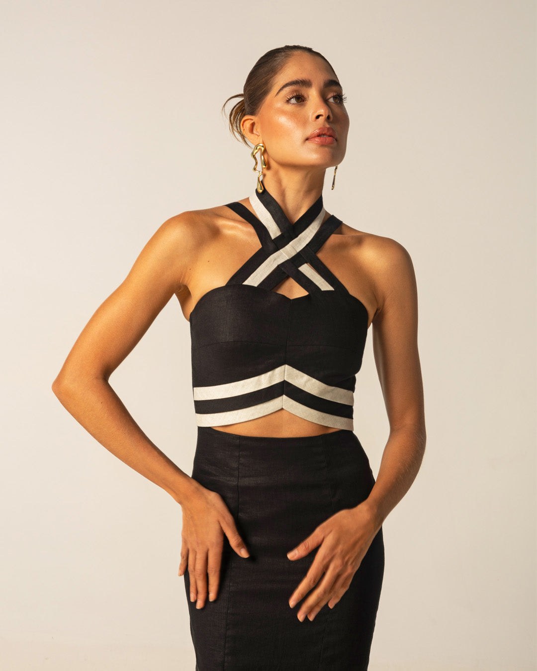 Crescita Halter Dress