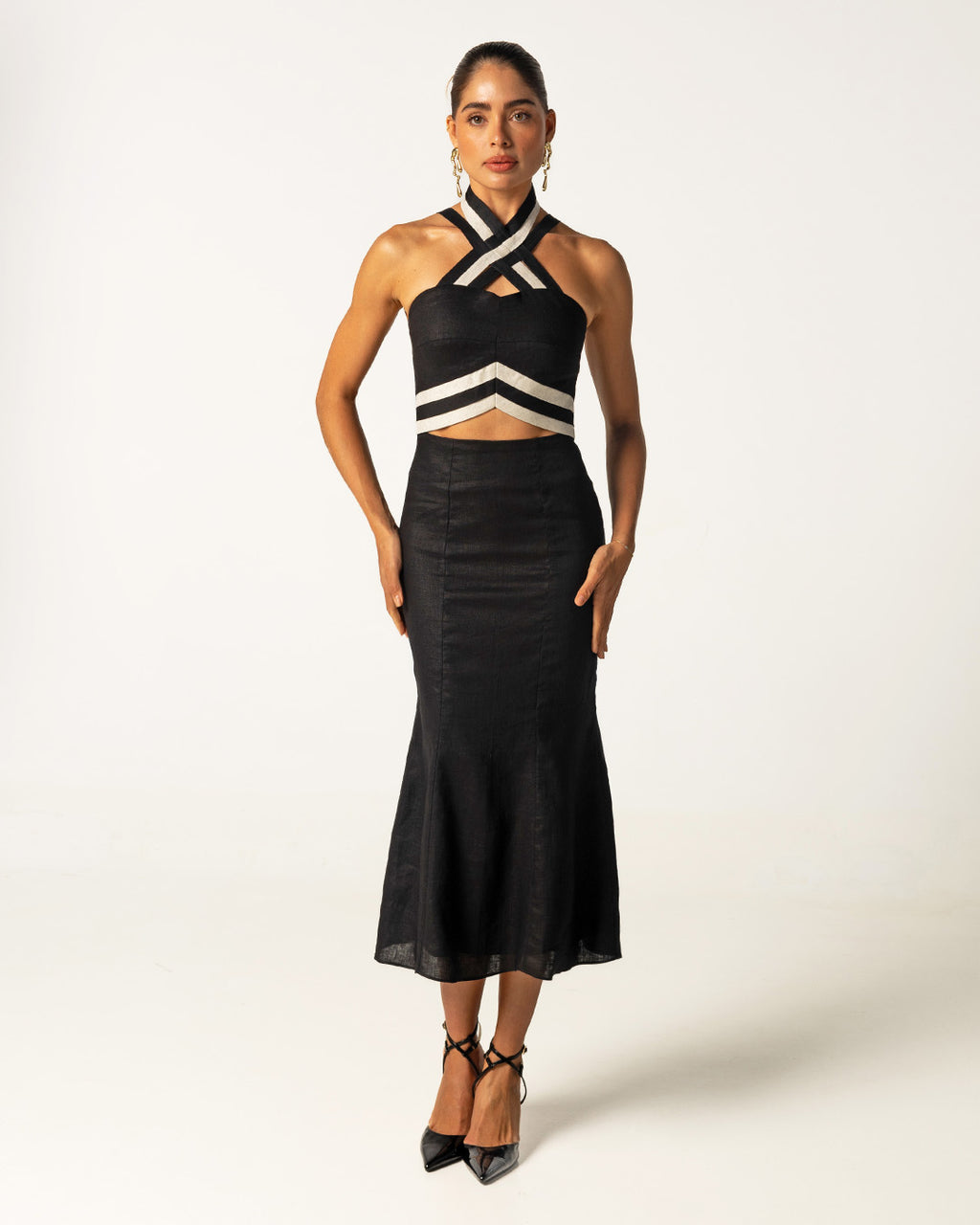 Crescita Halter Dress