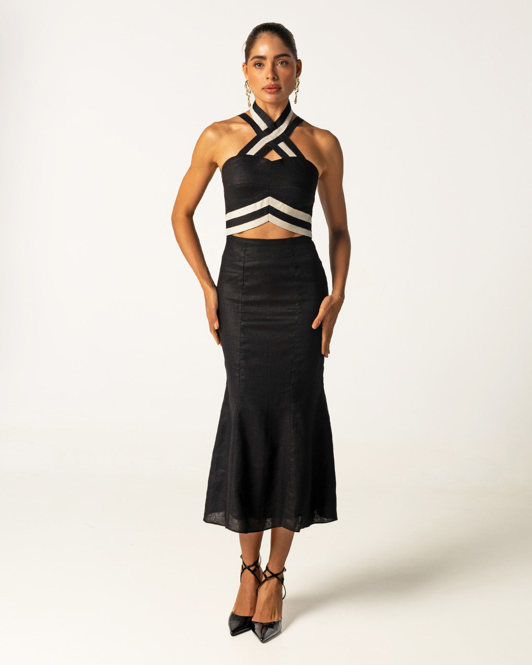 Crescita Halter Dress