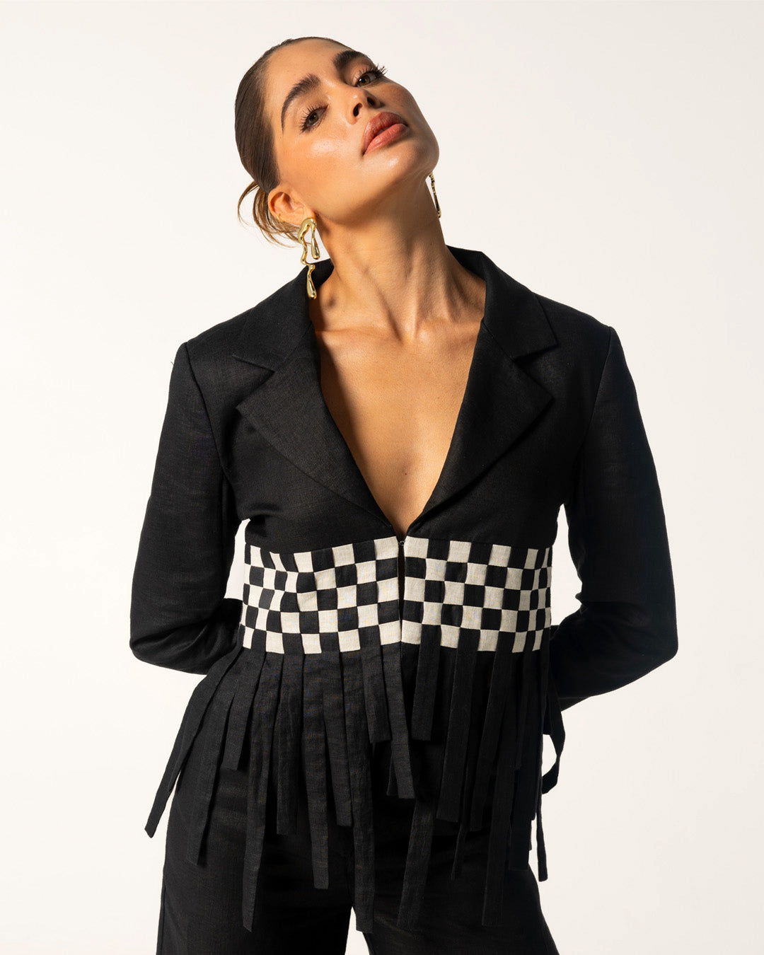 Crescita Handwoven Blazer