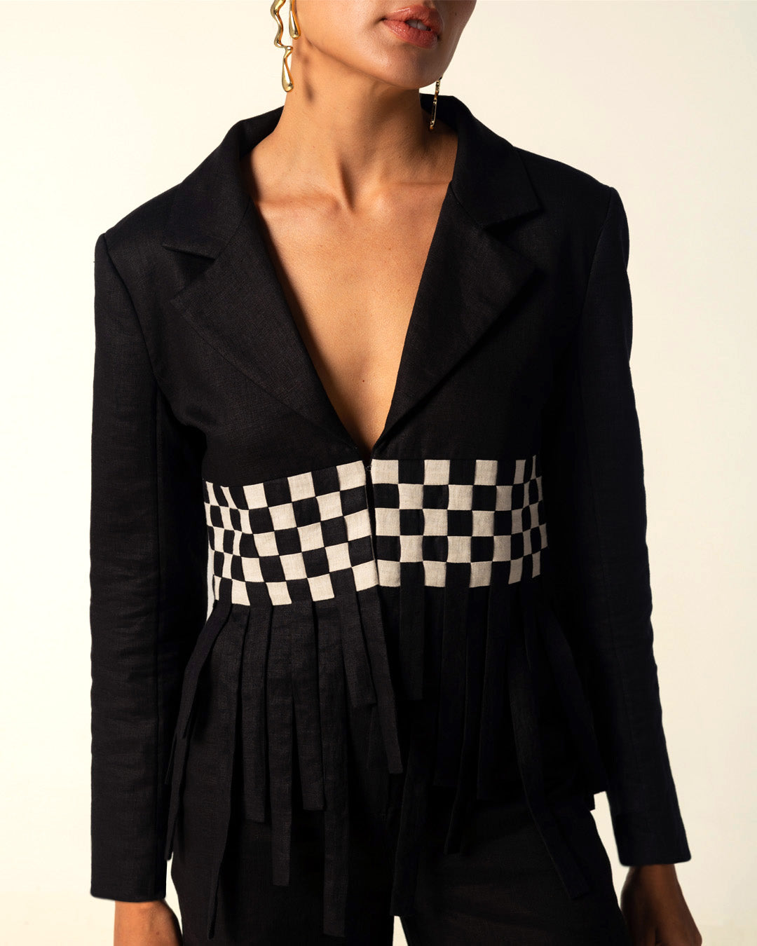 Crescita Handwoven Blazer
