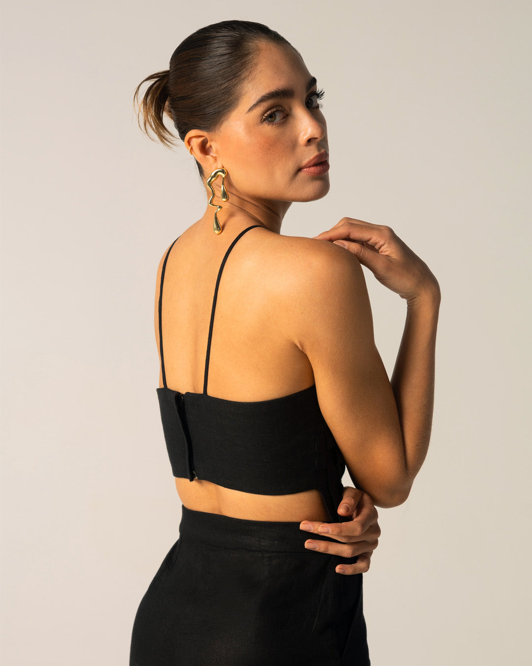Crescita Handwoven Crop Top