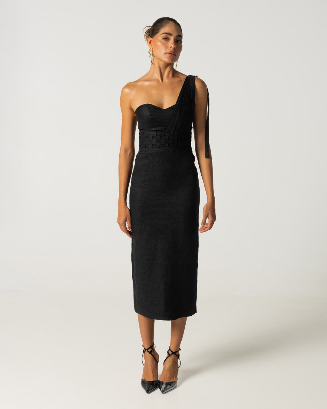 Crescita Handwoven Midi Dress