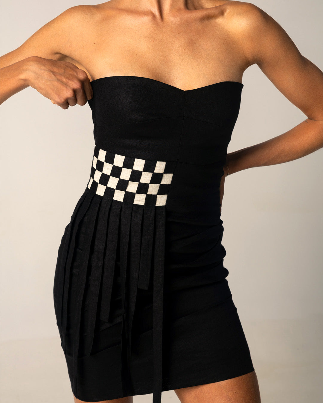 Crescita Handwoven Mini Dress