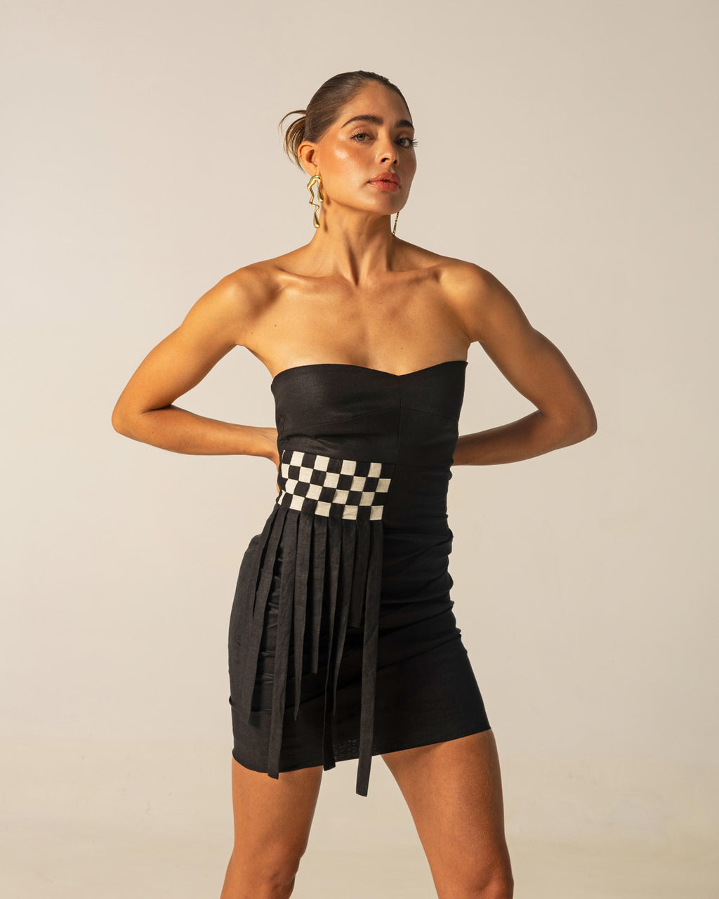 Crescita Handwoven Mini Dress