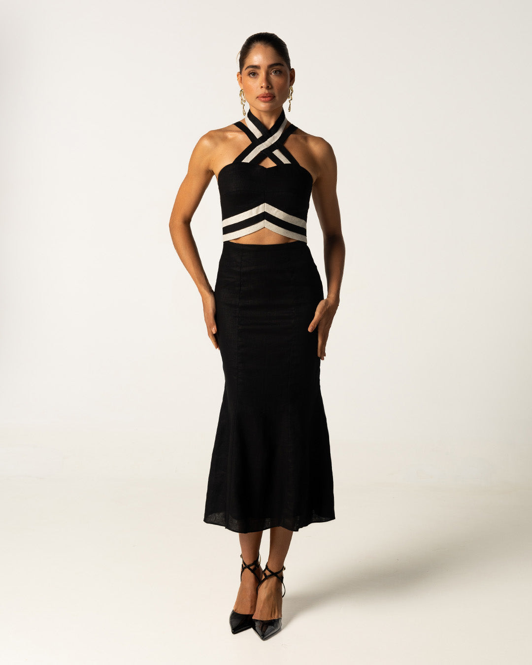 Crescita Halter Dress