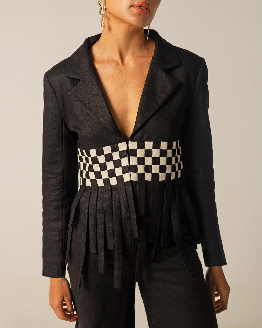 Crescita Handwoven Blazer