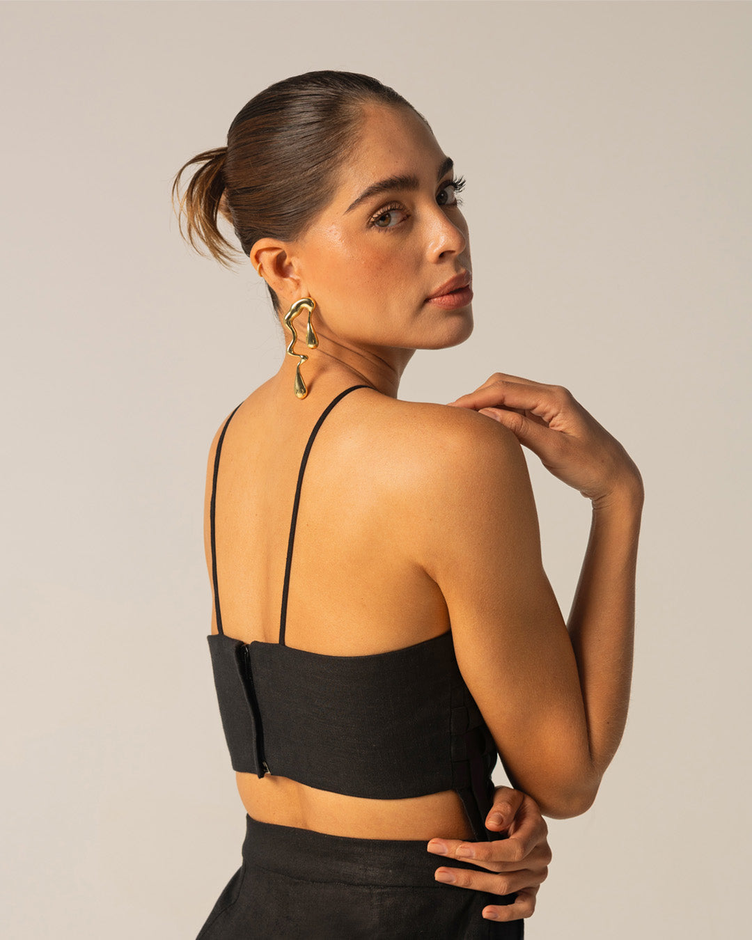 Crescita Handwoven Crop Top