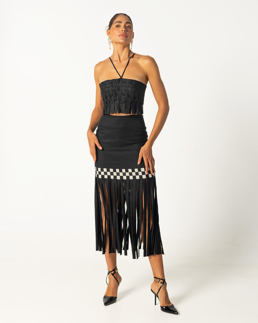 Crescita Handwoven Crop Top