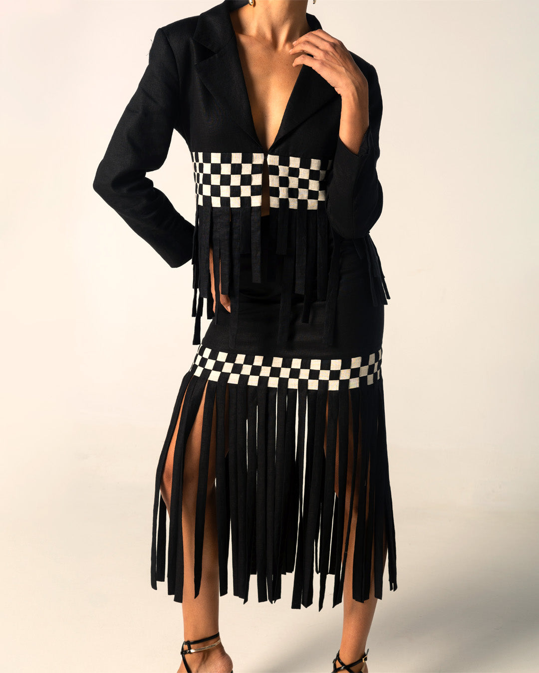 Crescita Handwoven Blazer