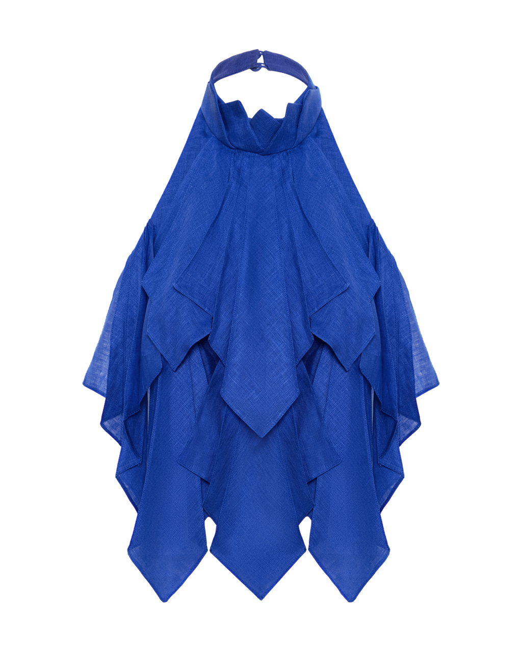 Hojas de Amor Crop Top - Blue