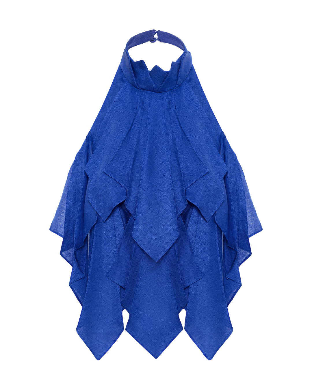 Hojas de Amor Crop Top - Blue