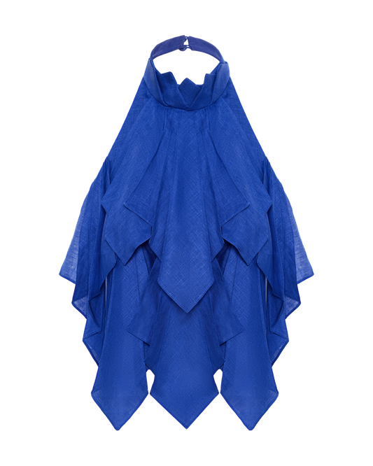 HOJAS DE AMOR CROP TOP - UNIVERSE BLUE