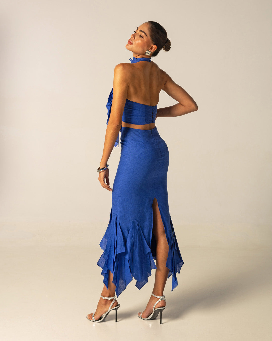 Hojas de Amor Midi Skirt