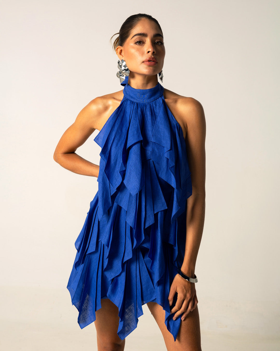 Iraca Dress - Blue