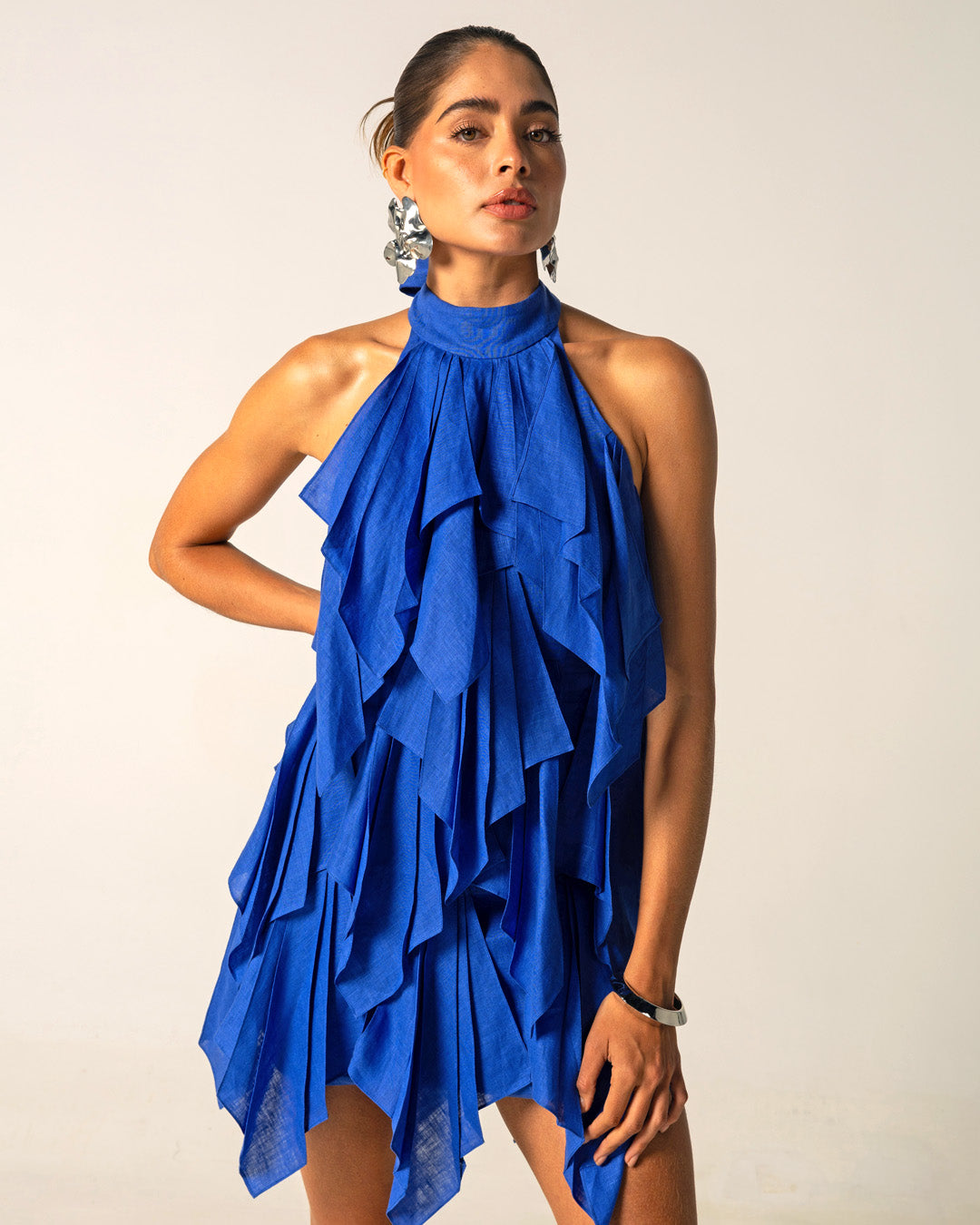 Iraca Dress - Blue