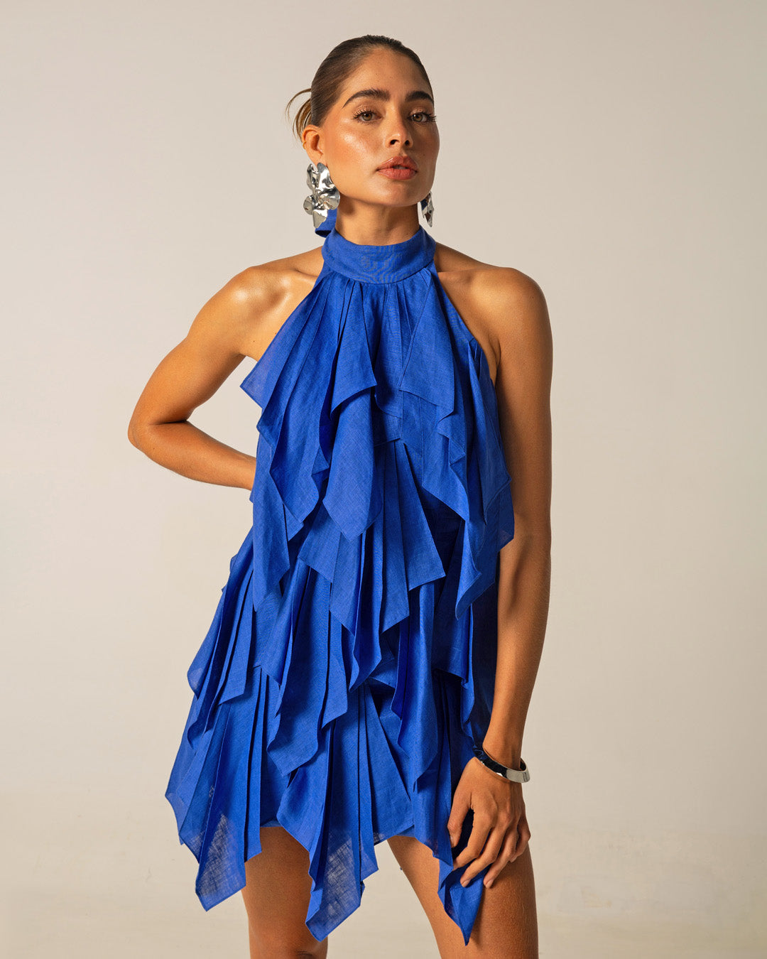 Iraca Dress - Blue