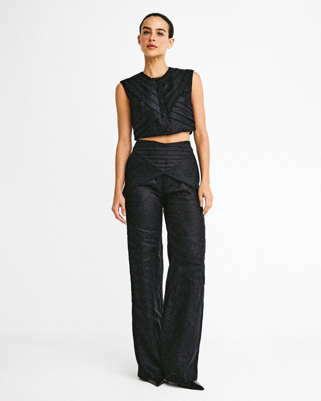 Napa Crop Top - Black