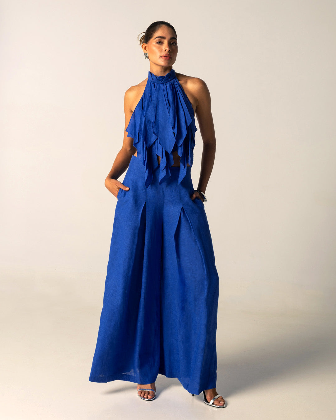 Palmeada Pants - Blue