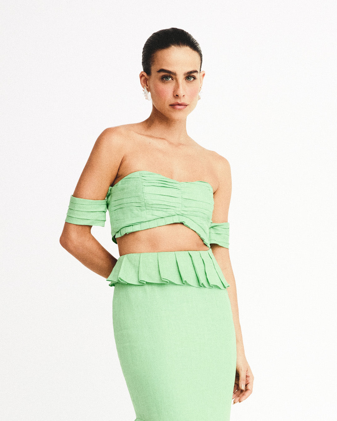 Palmeada Crop Top