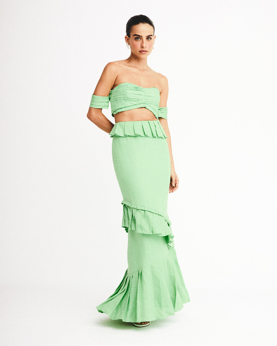 Palmeada Crop Top