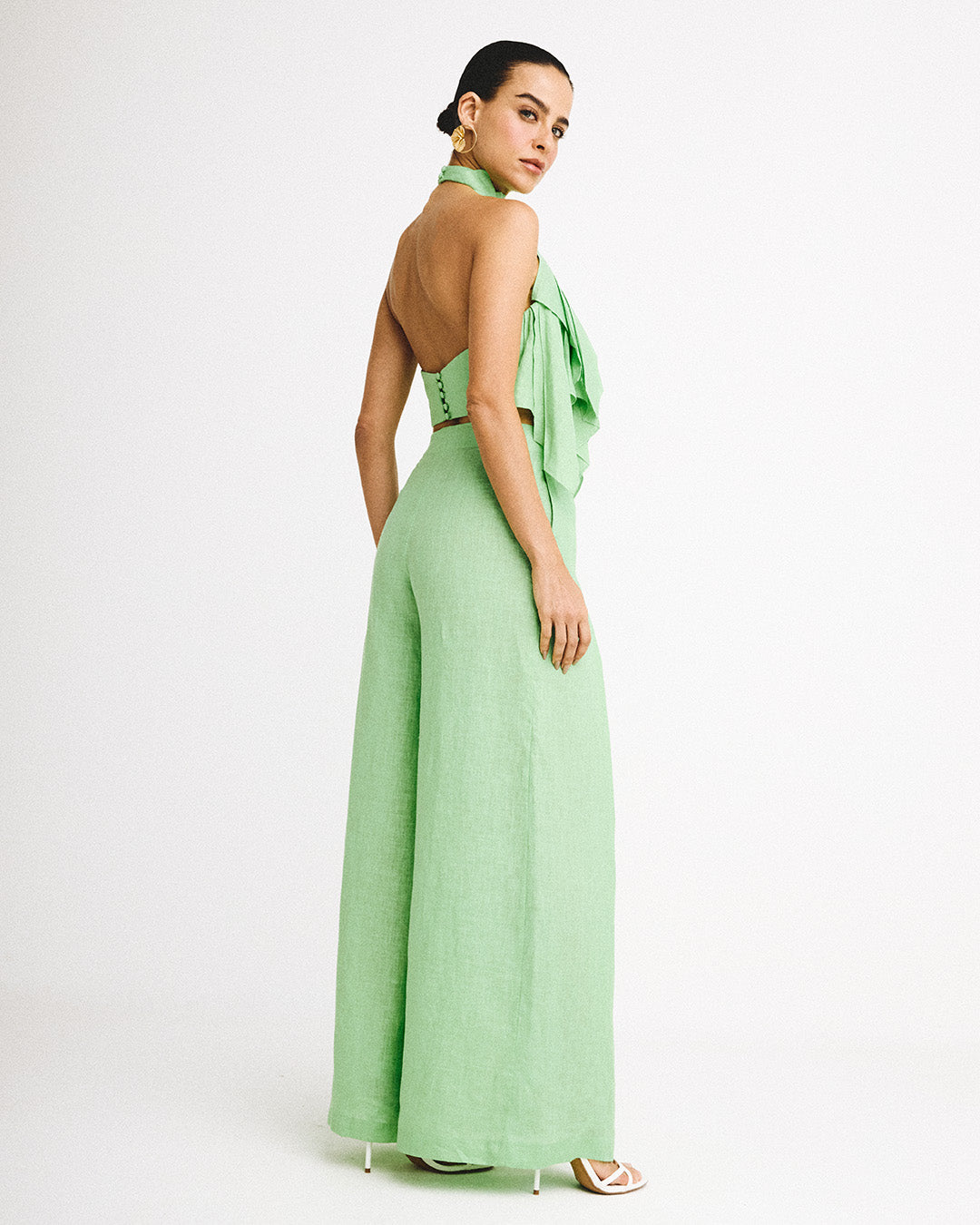Palmeada Pants - Green