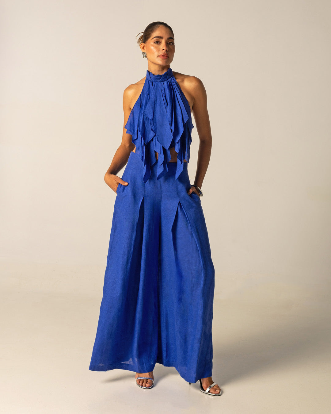 Palmeada Pants - Blue