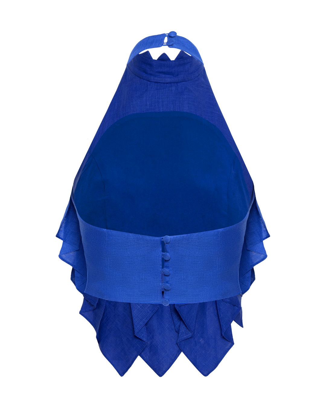 Hojas de Amor Crop Top - Blue