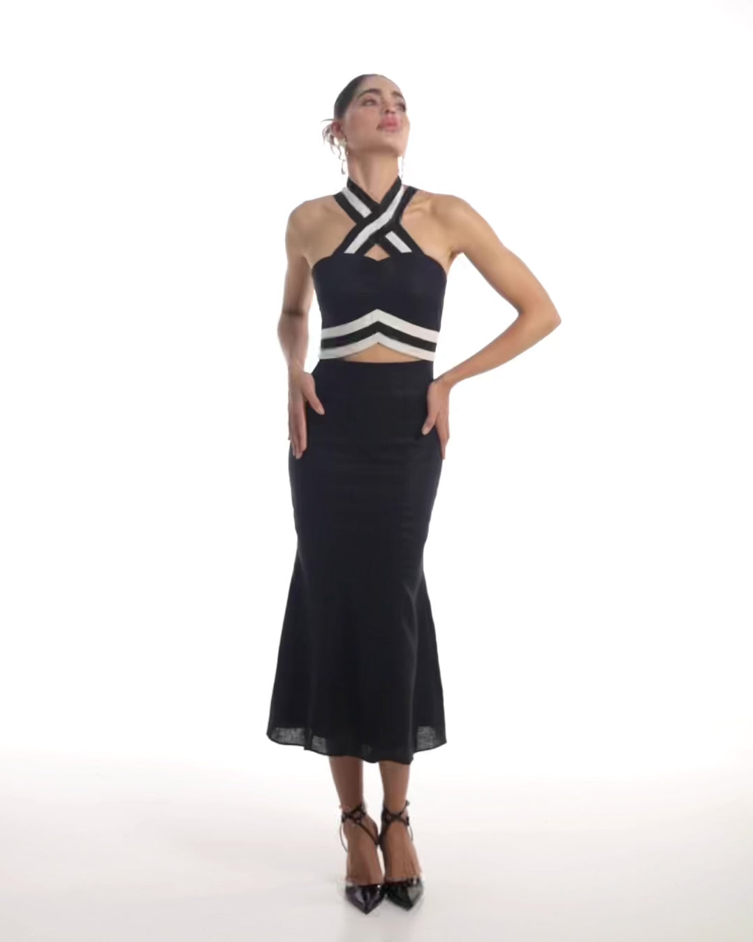 Crescita Halter Dress