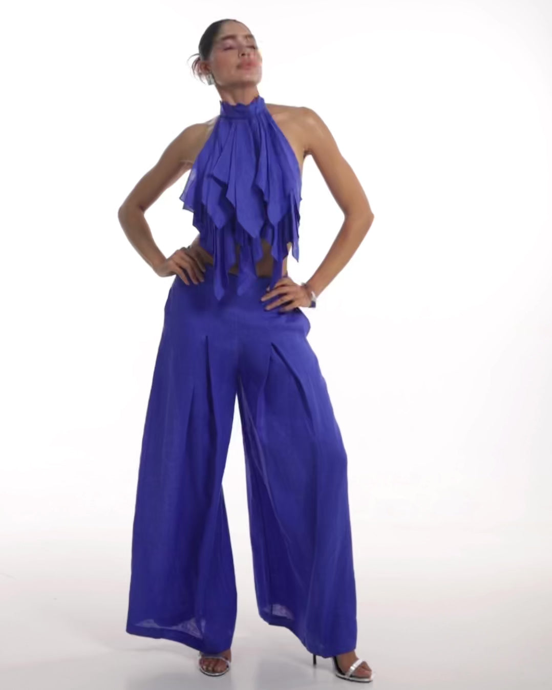 Palmeada Pants - Blue